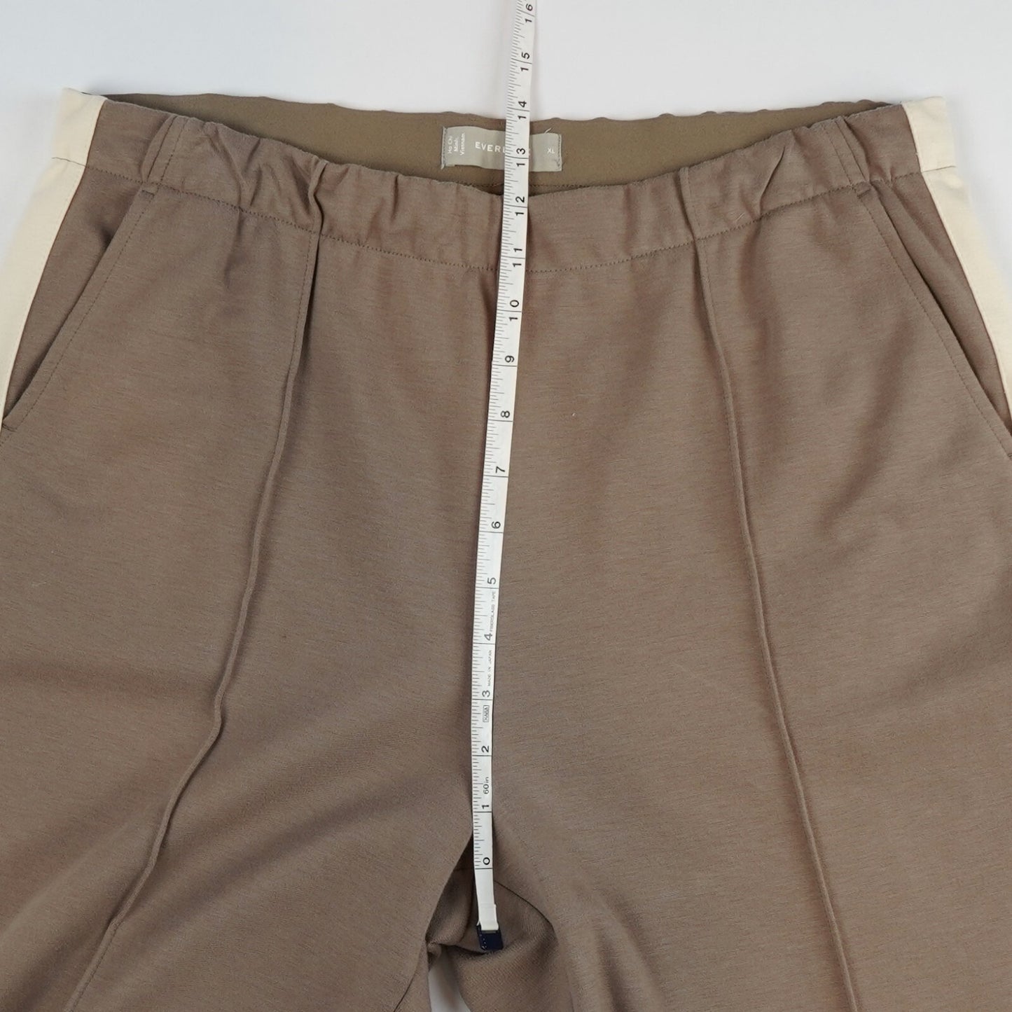 Everlane The Dream Pants Clay Canvas Side Stripe - XL