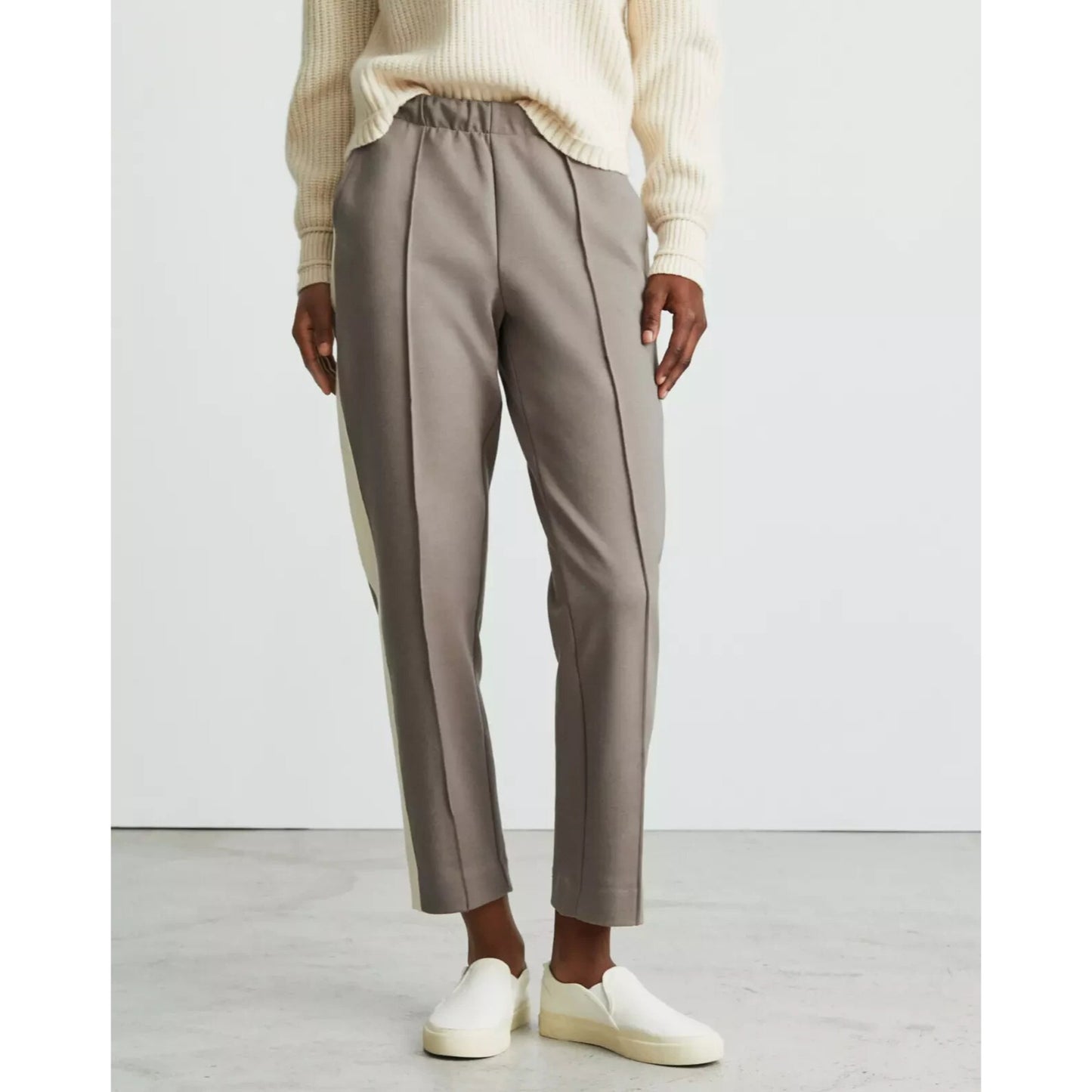 Everlane The Dream Pants Clay Canvas Side Stripe - XL