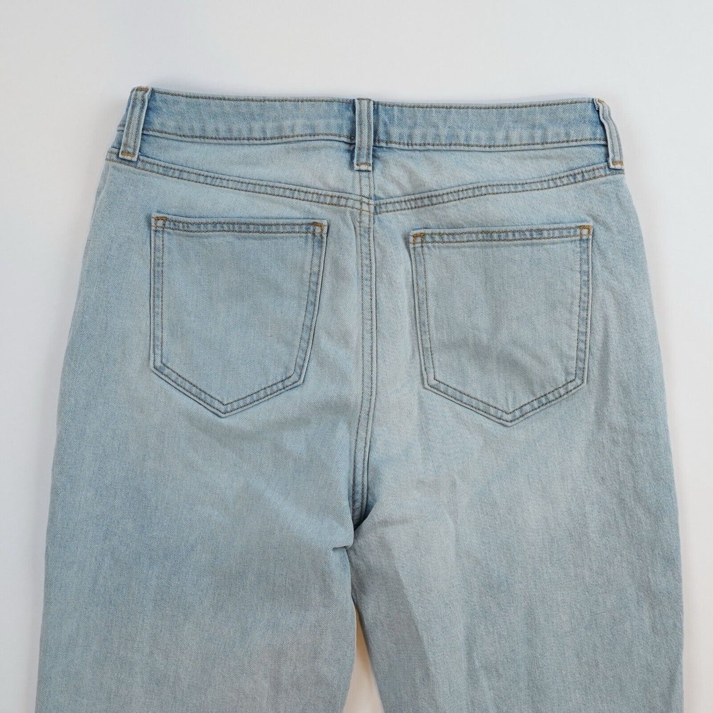 Elizabeth and James Distressed Wide Leg Crop Jeans - 29