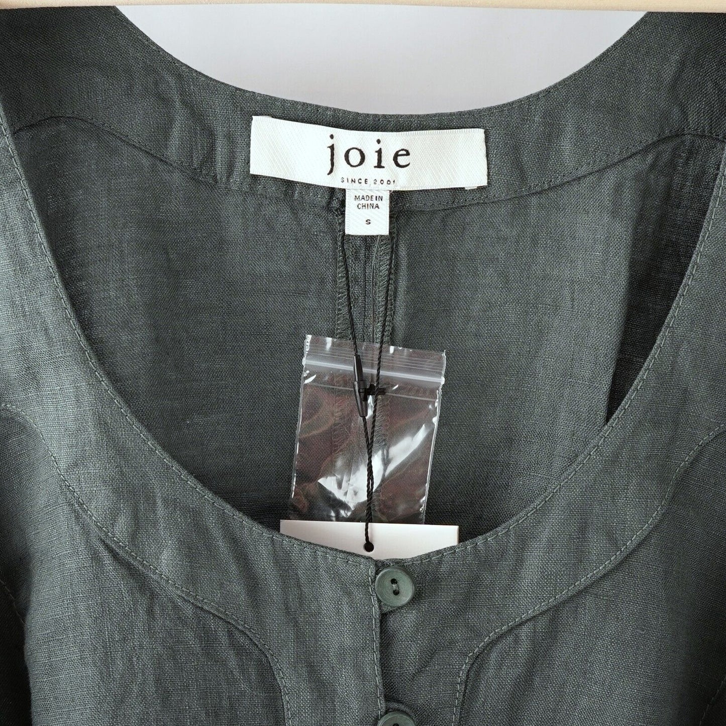 Joie Priya Linen Romper Jungle Green - S