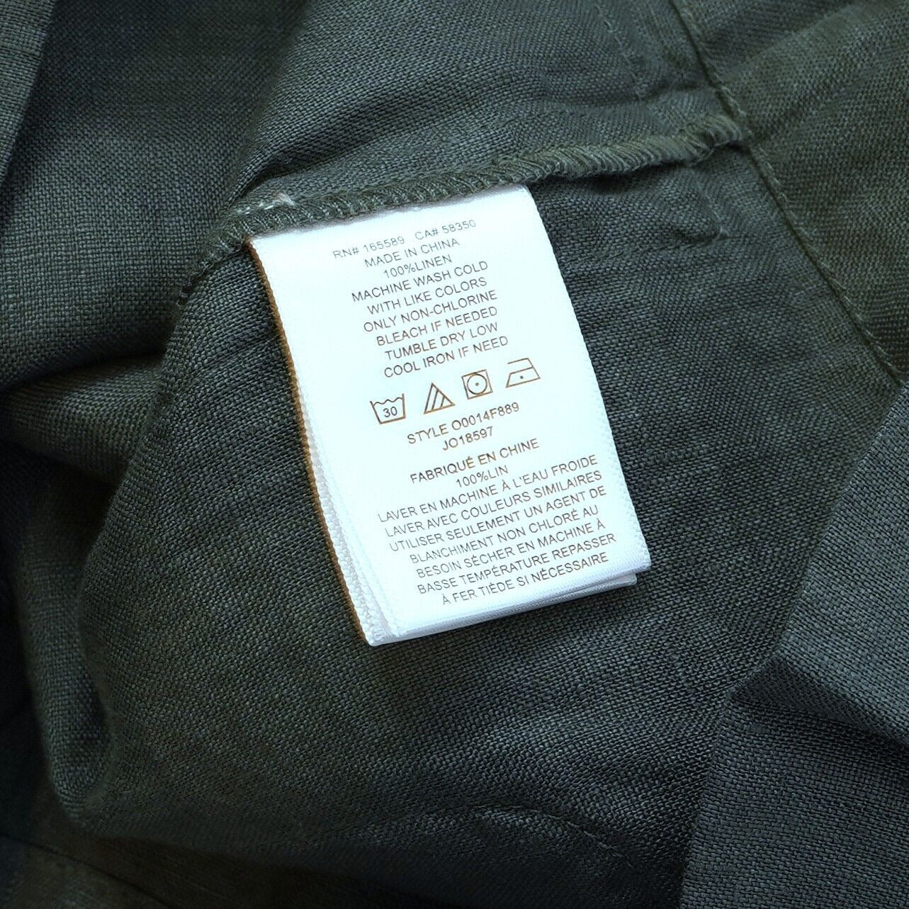 Joie Priya Linen Romper Jungle Green - S