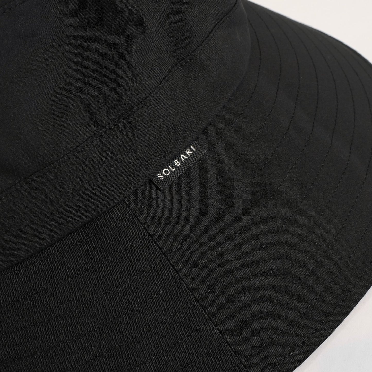 Solbari Wide Brim Sun Hat Black -  L/XL