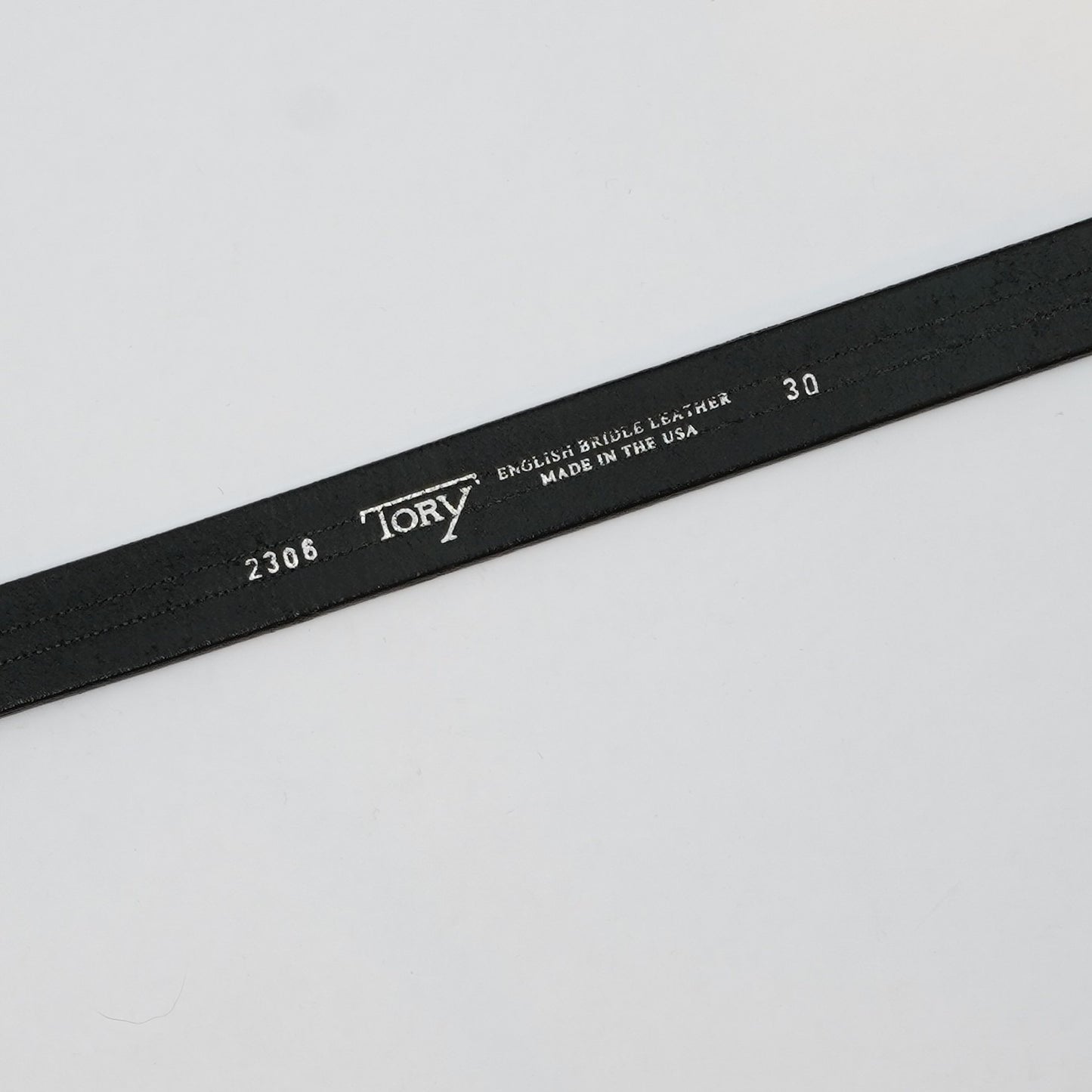 Tory Leather Horsebit Ribbon & Snaffle Bits Belt Black/Red/Nickel - Small