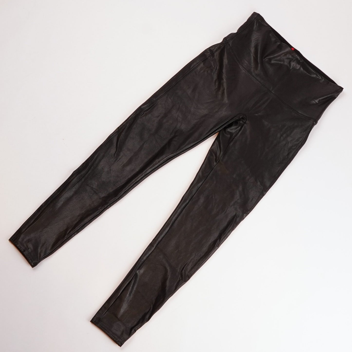 Spanx Black Faux Leather Leggings - XL