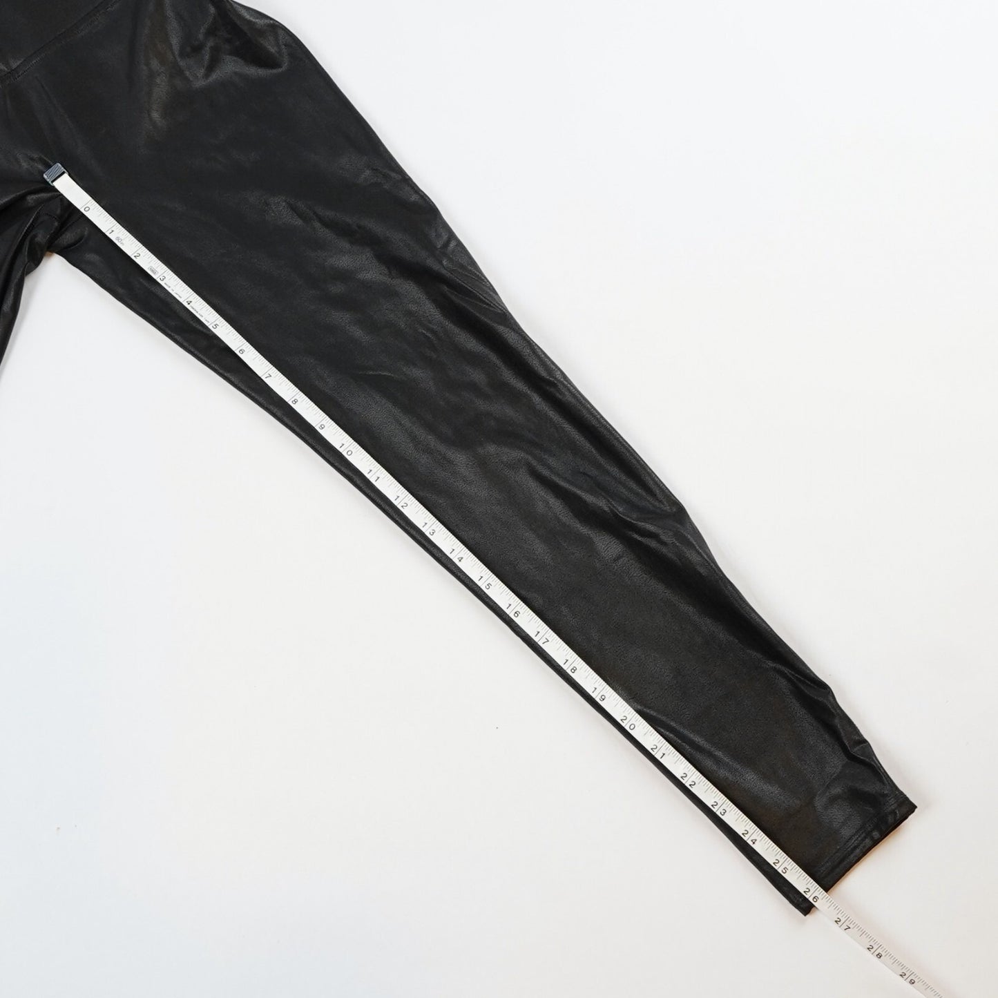 Spanx Black Faux Leather Leggings - XL