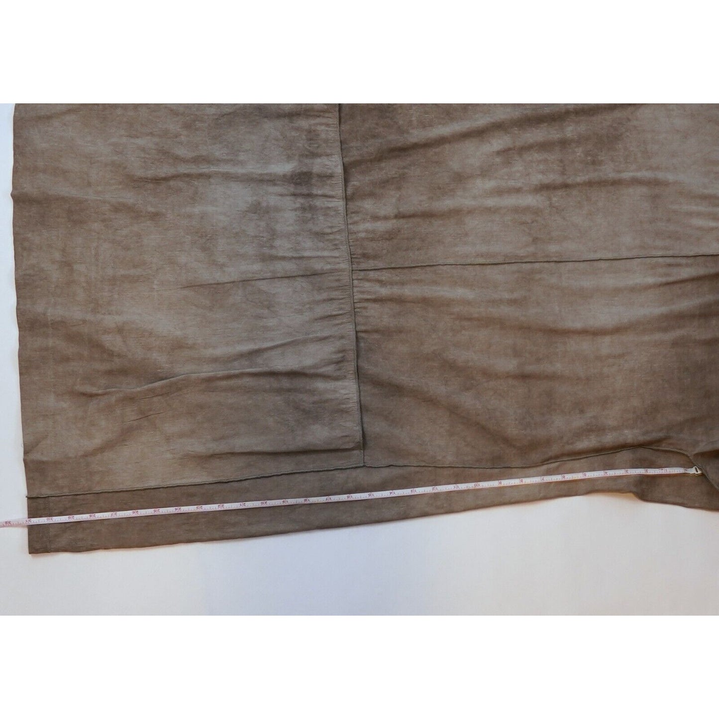 Annette Gortz Boxy Long Sleeve Shift Dress with Pockets Linen Blend - 44/L