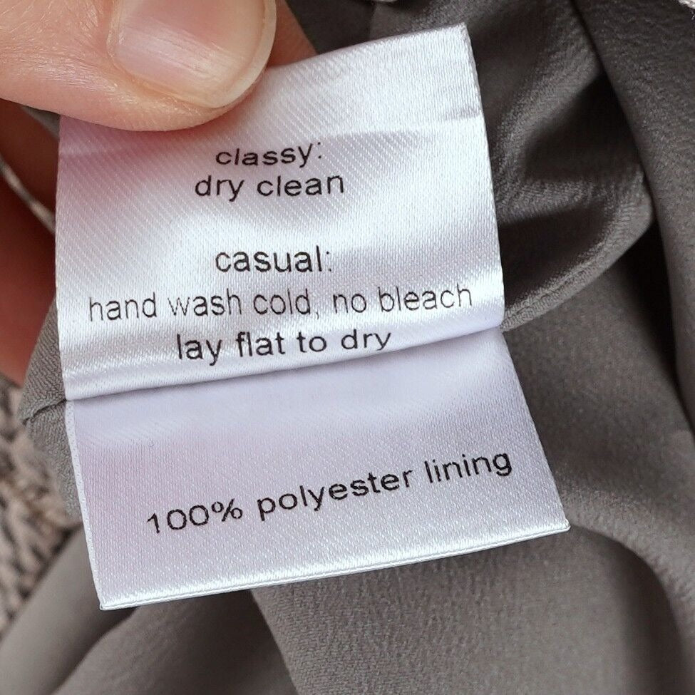 Rachel Comey Long Sleeve Silk/Linen Mini Dress - S