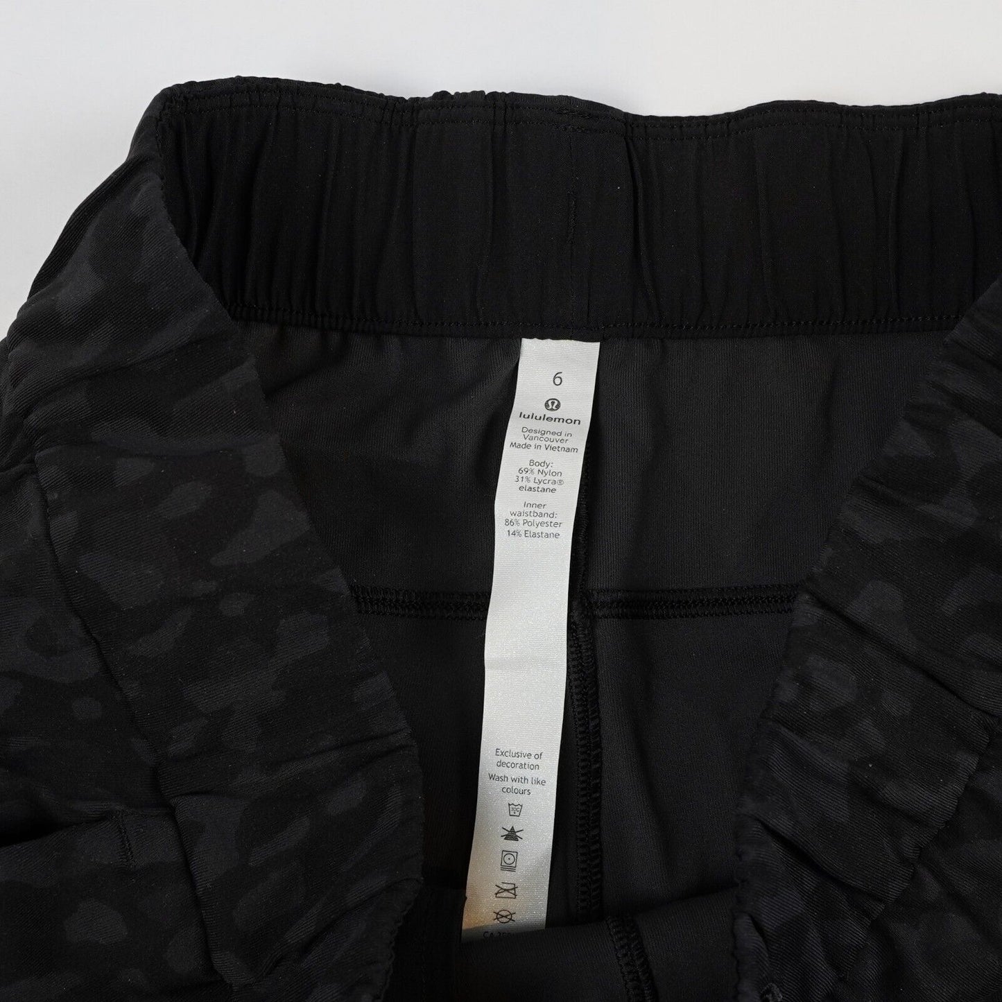 Lululemon On The Fly 7/8 Pant Formation Camo Luxtreme - 6