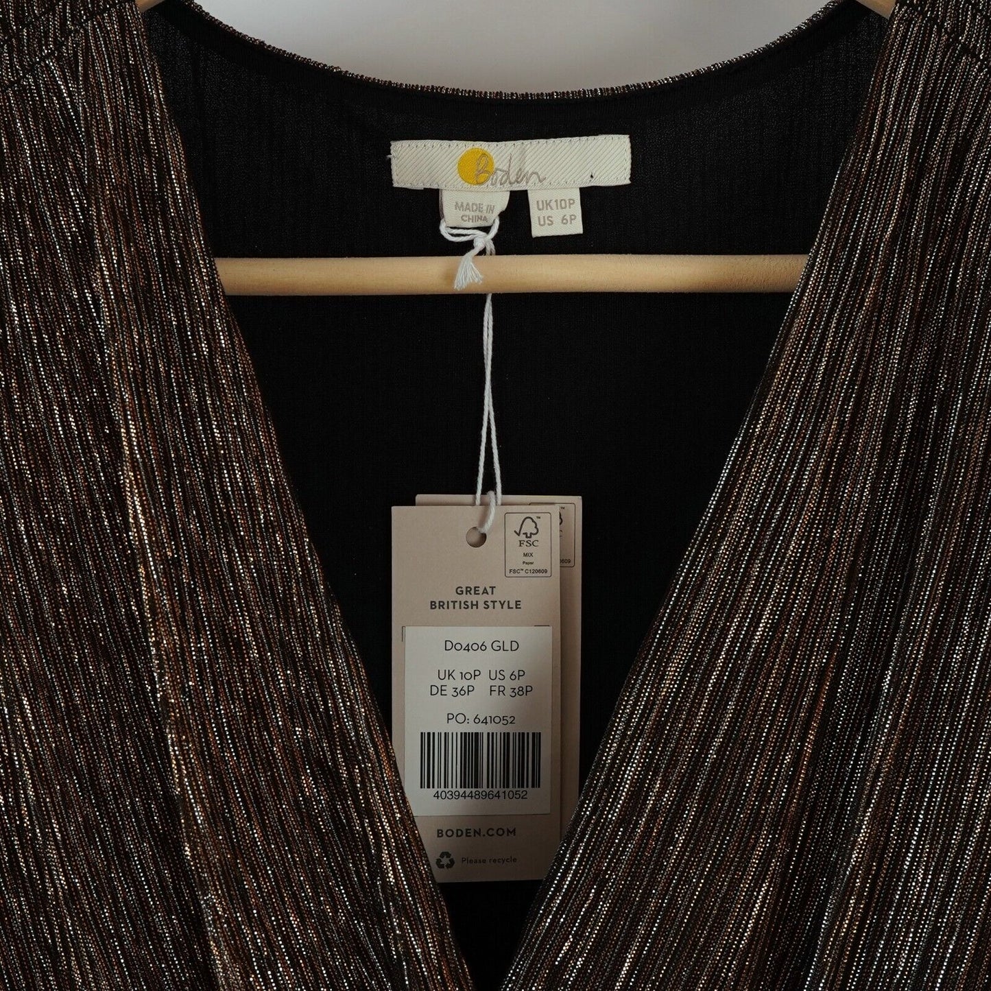 Boden Plisse Palazzo Jumpsuit - 6P