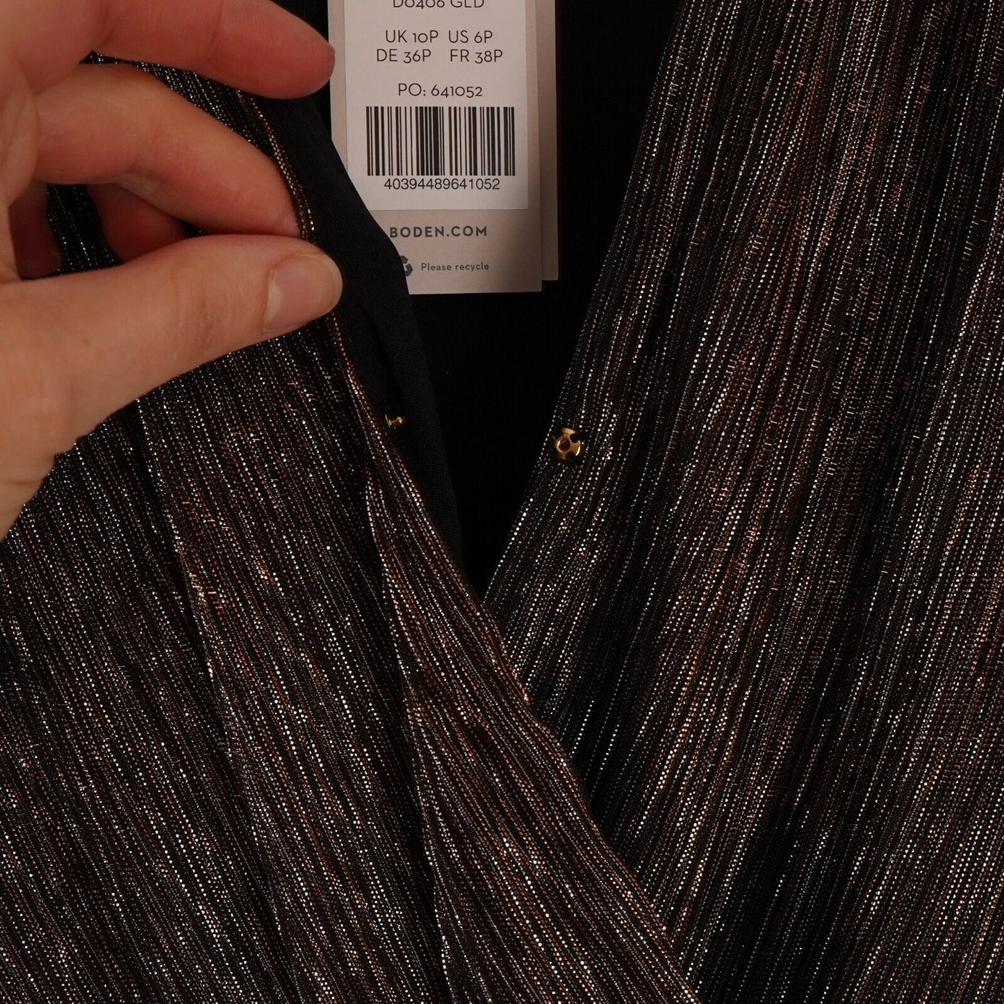 Boden Plisse Palazzo Jumpsuit - 6P