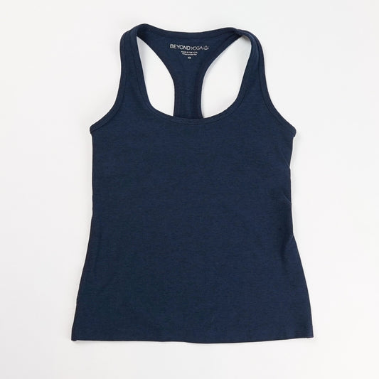 Beyond Yoga Navy Blue Step Up Racerback Tank - XS