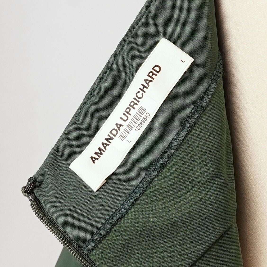 Amanda Uprichard Laconia Mini Dress in Cypress Green - L