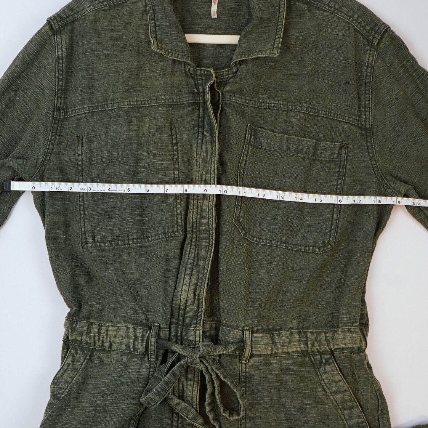 Free People Quinn Utility Long Sleeve Coverall Jumpsuit - M