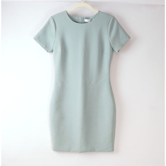 LIKELY Manhattan Short Sleeve Mini Sheath Dress Aqua Marine - 6