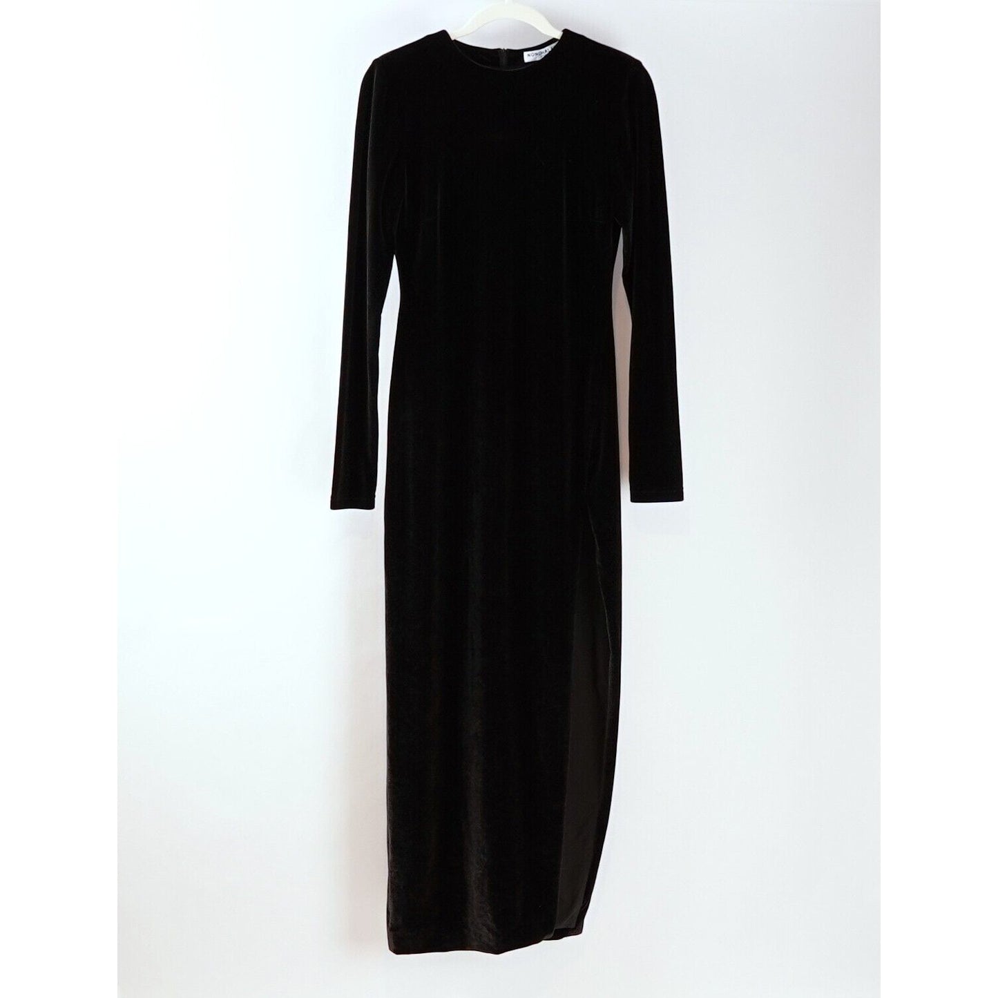 NONchalant Maxwell Dress in Black Velvet - XS