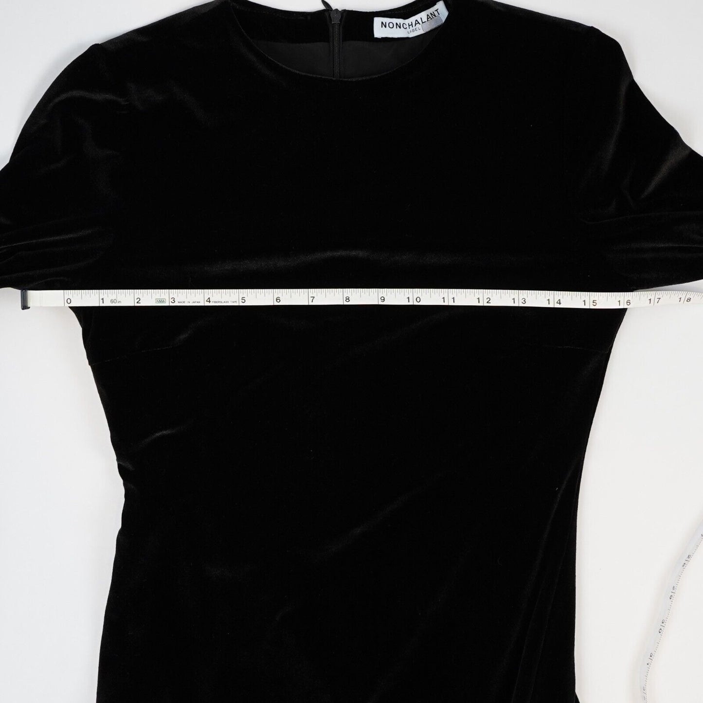 NONchalant Maxwell Dress in Black Velvet - XS