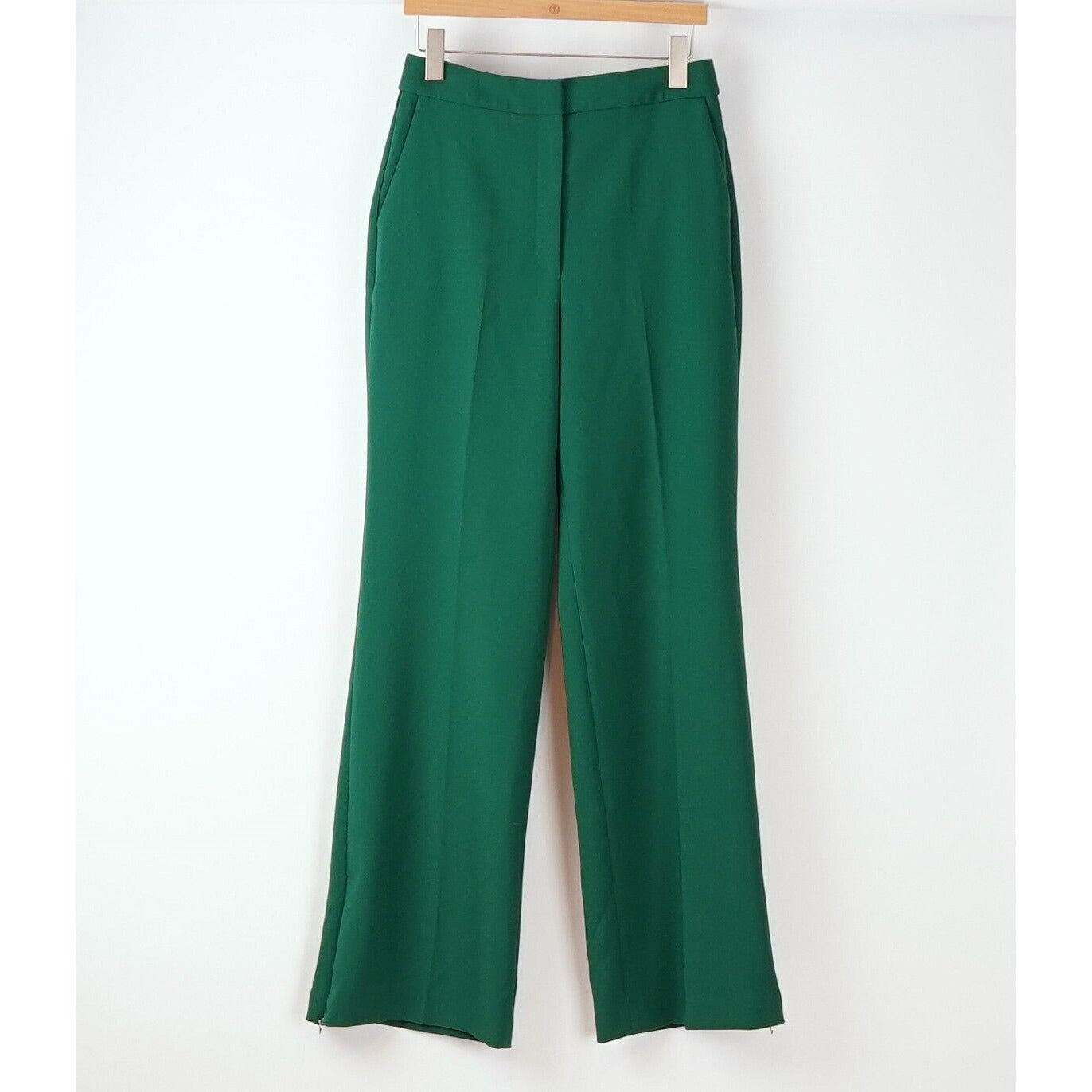 Pearl by Lela Rose Stretch Crepe Contrast Detail Trouser Pants - 6