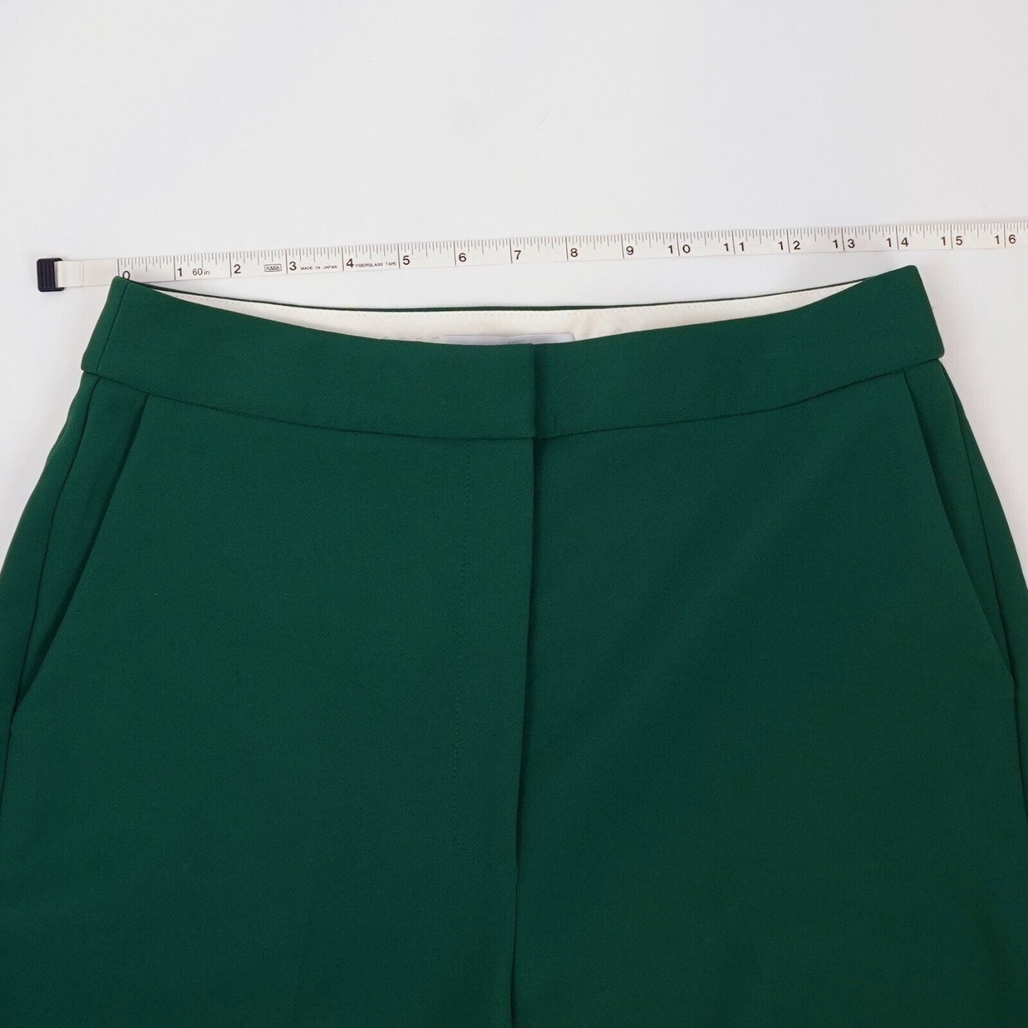 Pearl by Lela Rose Stretch Crepe Contrast Detail Trouser Pants - 6