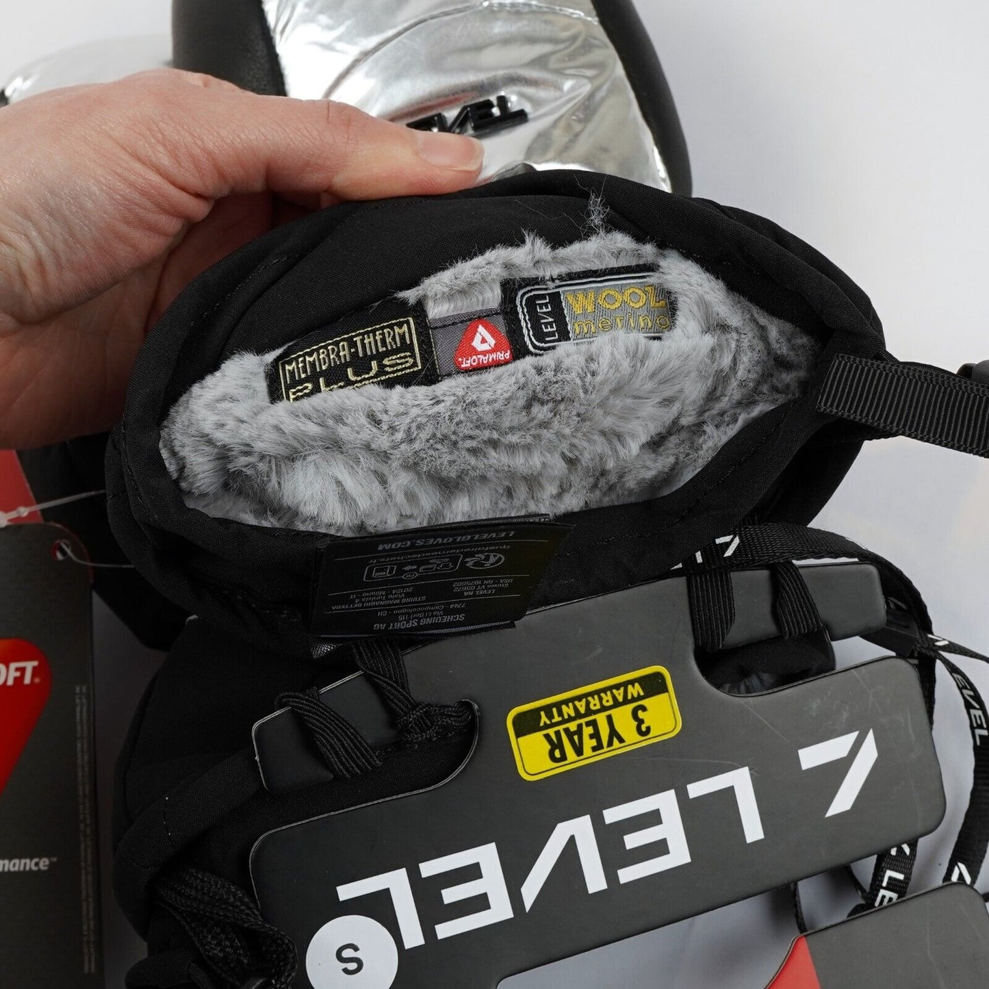 Level Women's Flame Mittens Winter Skiing Snowboarding - S