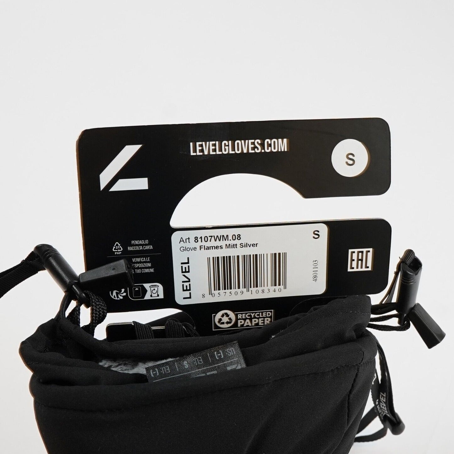 Level Women's Flame Mittens Winter Skiing Snowboarding - S