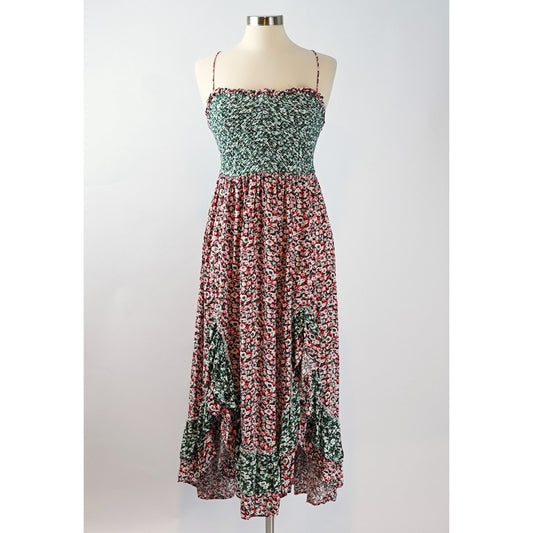 Free People One I Love Ditsy Floral Midi Dress - S