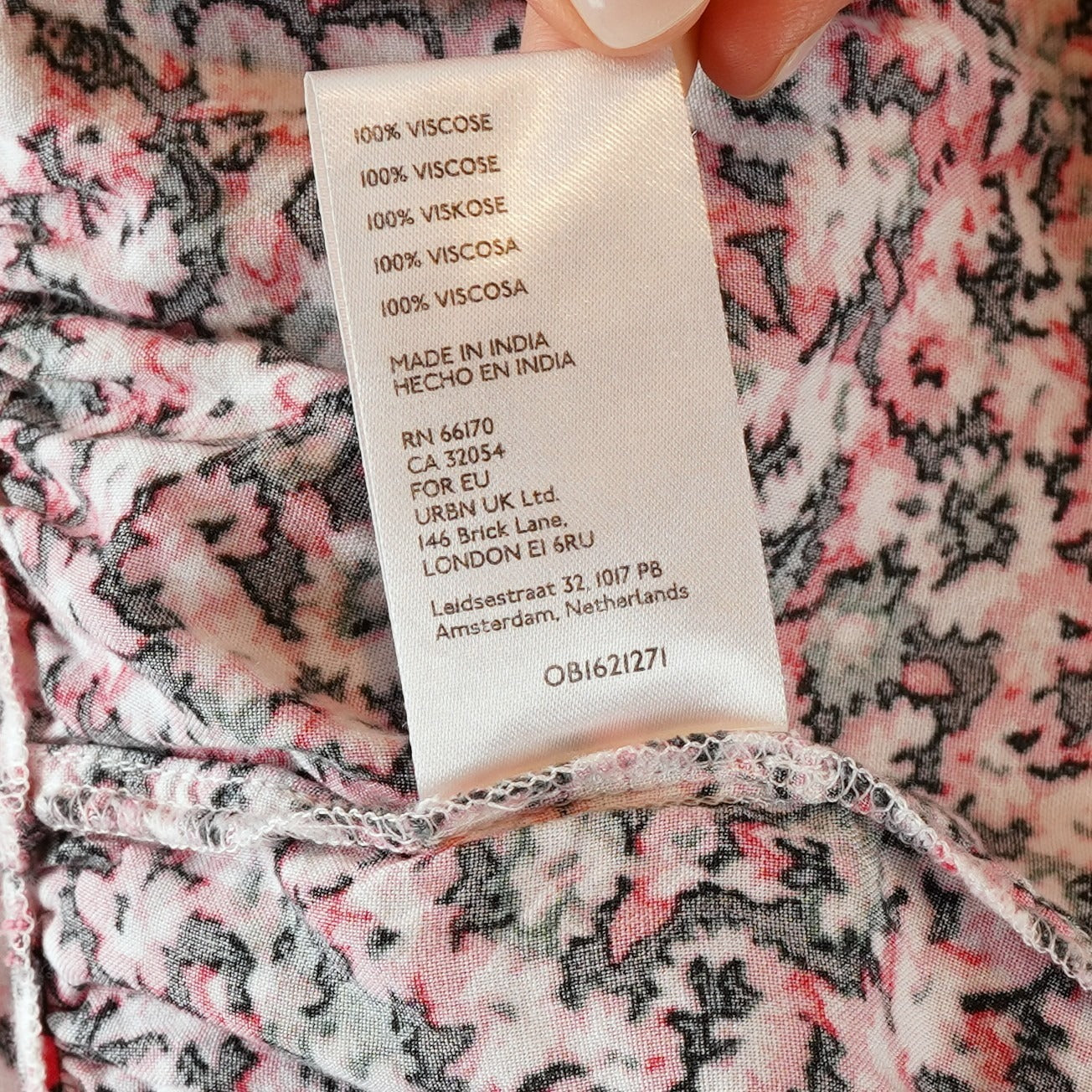 Free People One I Love Ditsy Floral Midi Dress - S