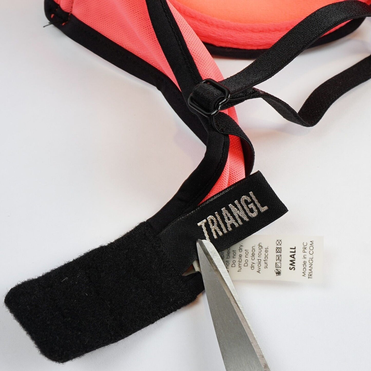 TRIANGL Mesh Hot Pink & Black Bikini Set - S