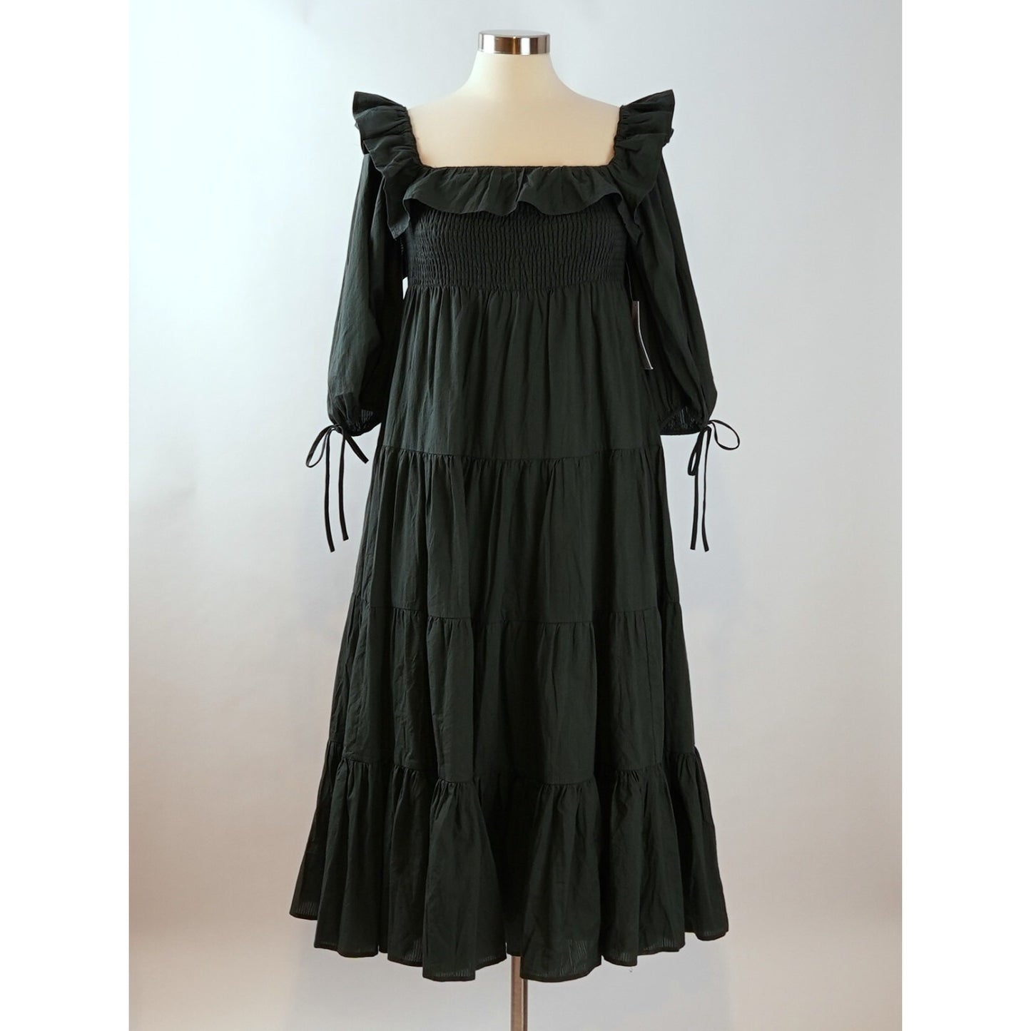 Worth Collective Willow Maxi Dress Bump Friendly Emerald - M