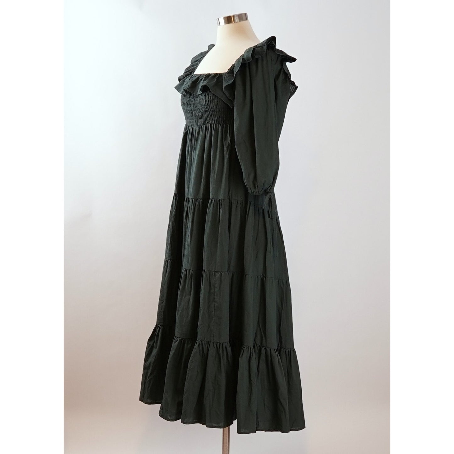 Worth Collective Willow Maxi Dress Bump Friendly Emerald - M