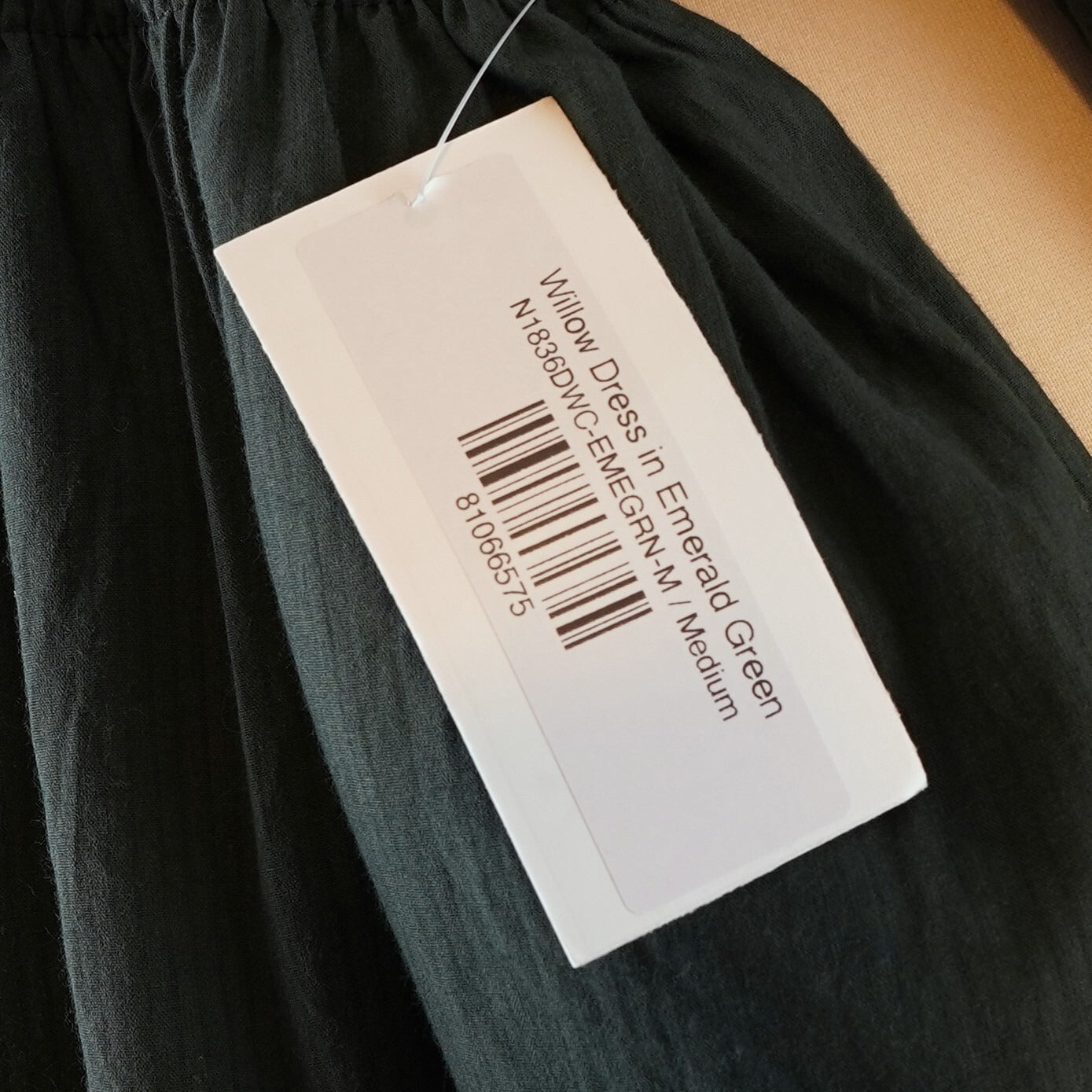 Worth Collective Willow Maxi Dress Bump Friendly Emerald - M