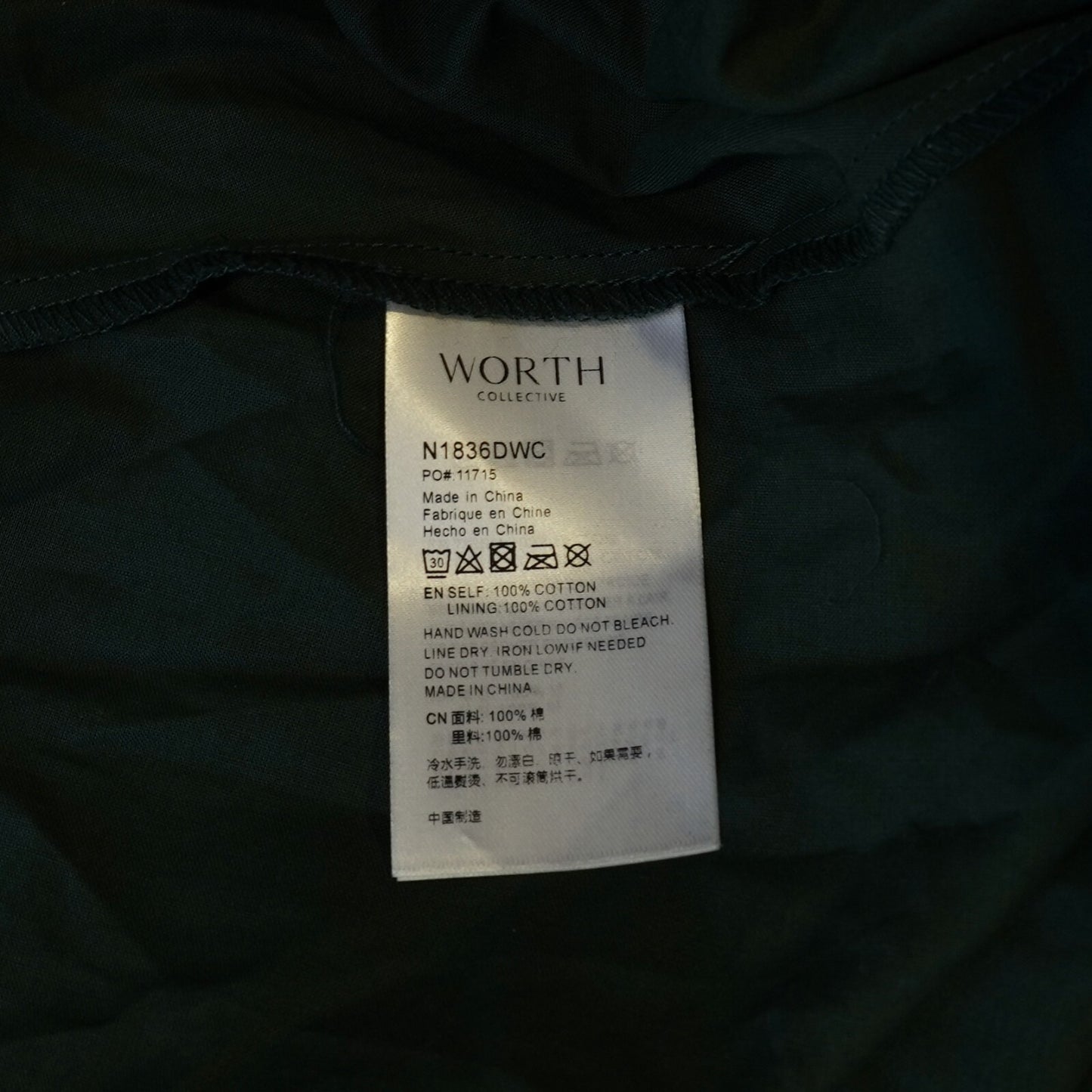 Worth Collective Willow Maxi Dress Bump Friendly Emerald - M