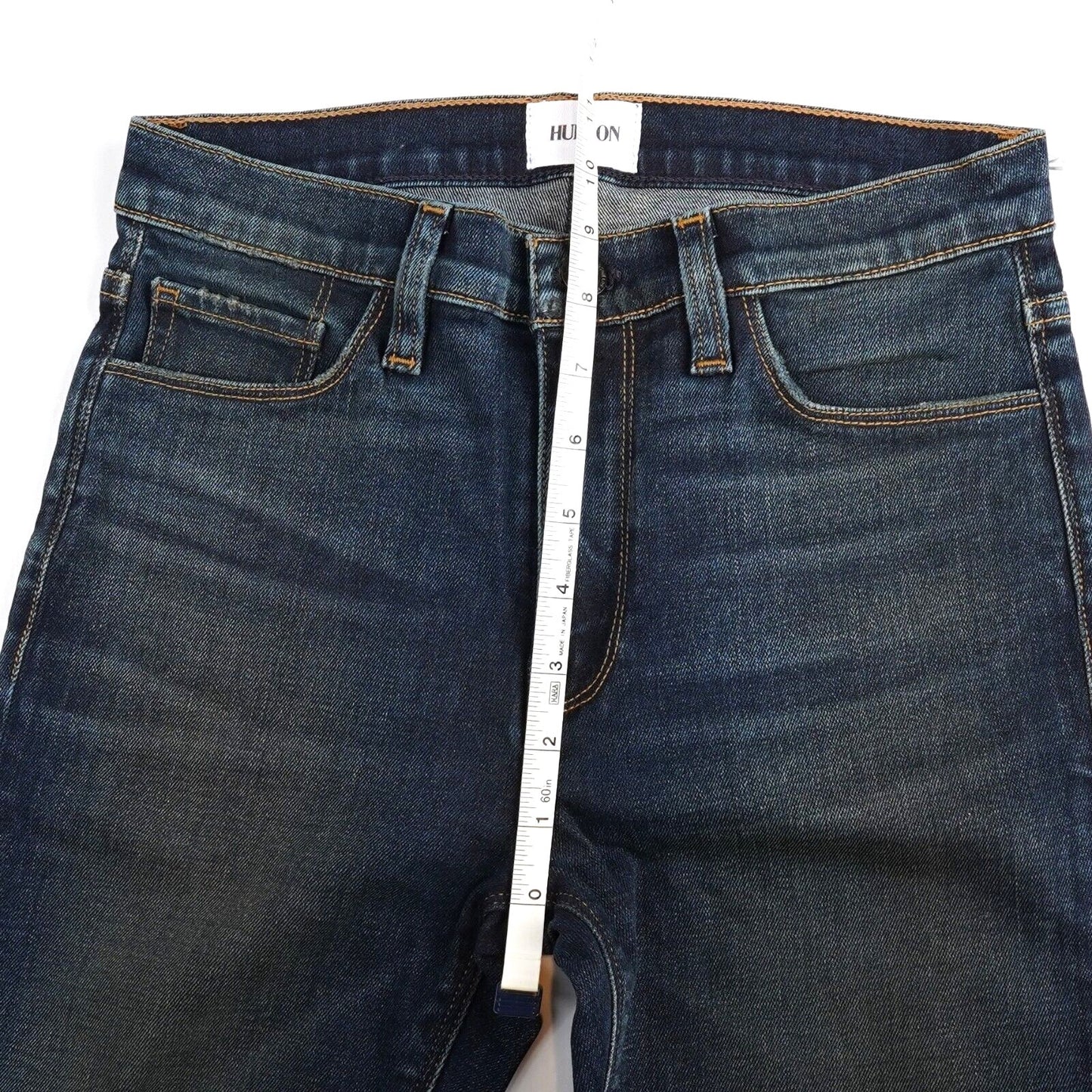 Hudson Mid Rise Dark Wash Skinny Jeans - 26