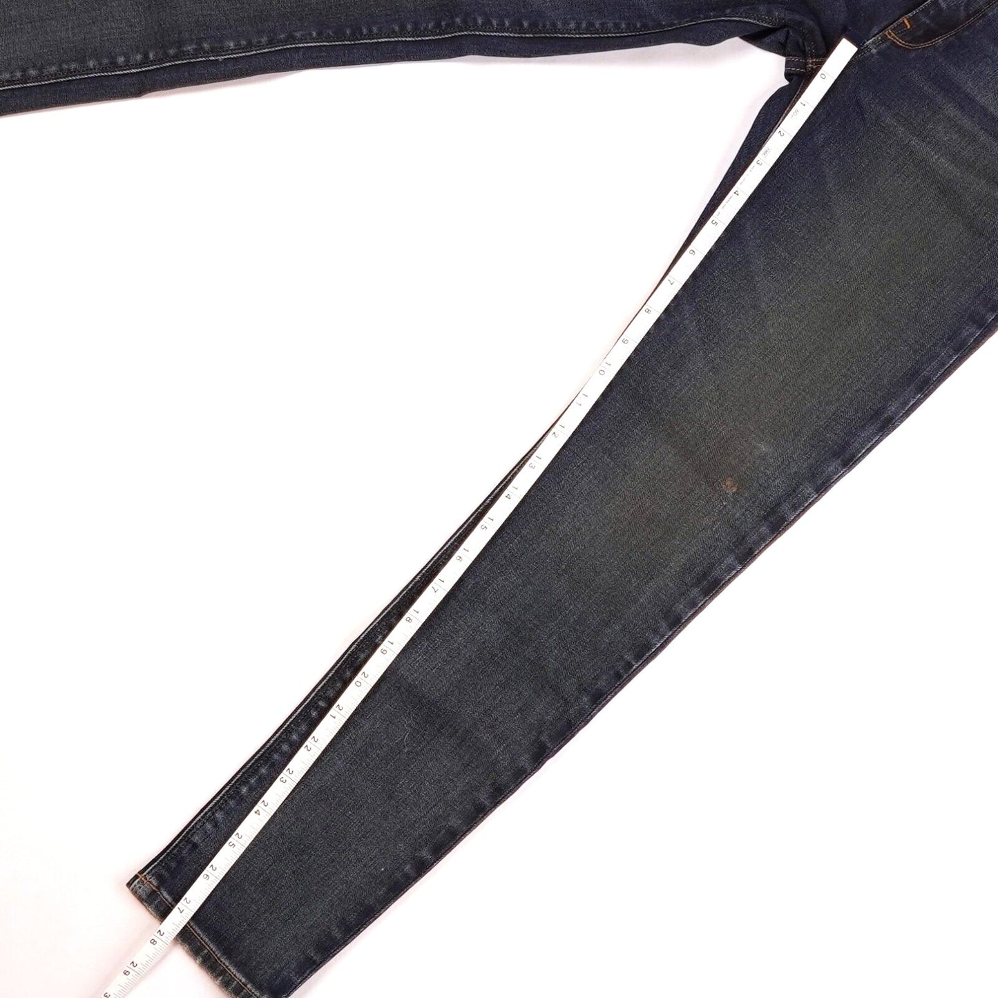 Hudson Mid Rise Dark Wash Skinny Jeans - 26