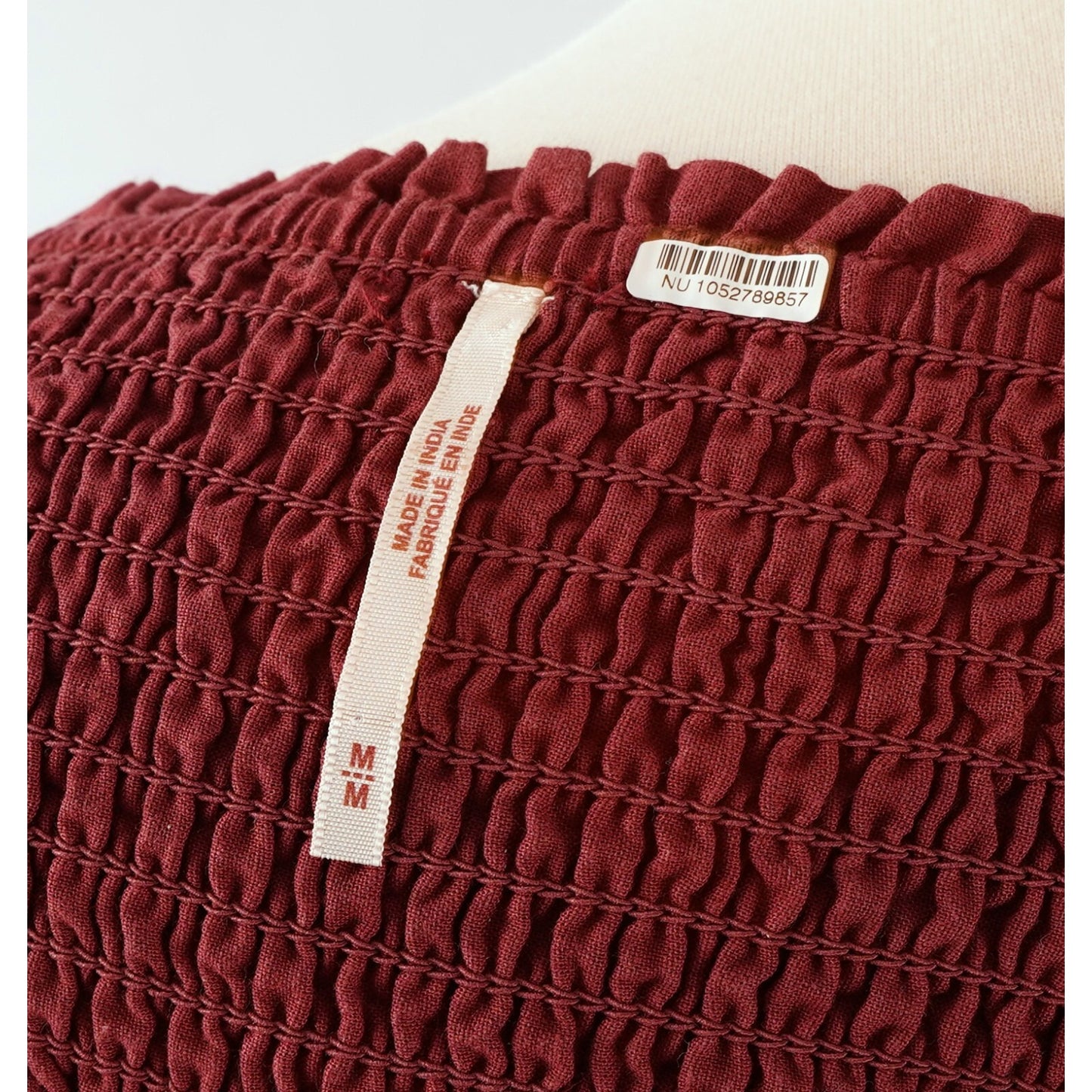 Free People All Mine Crochet Embroidered Mini Dress in Mulberry - M