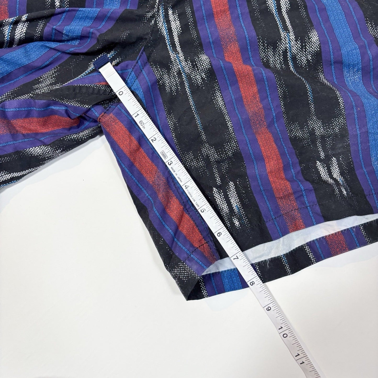 Stussy Ikat Stripe Water Short Swim Trunks Black 113135 - XL