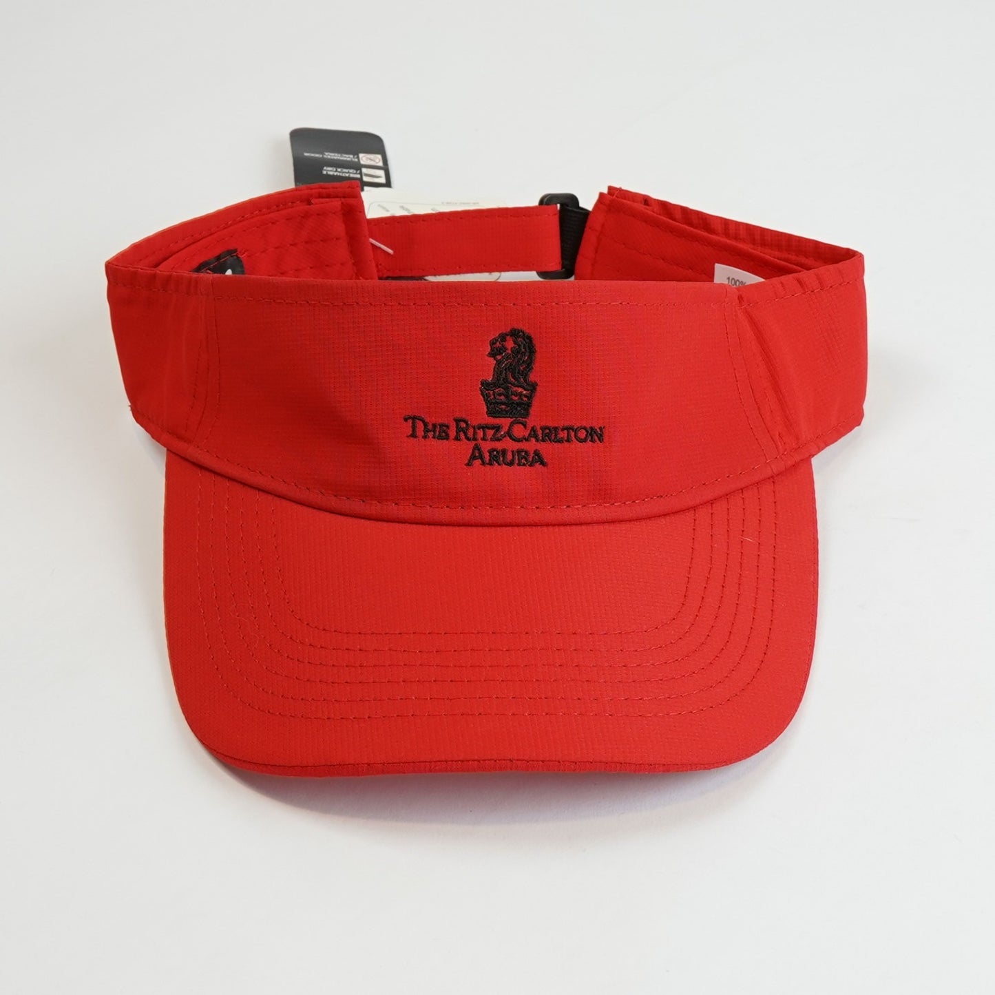 The Ritz Carlton Aruba Visor Adjustable Red Black - OS