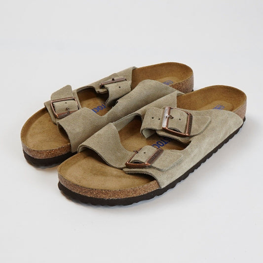 Birkenstock Arizona Sandals Taupe Suede - EU 41 Medium/Narrow