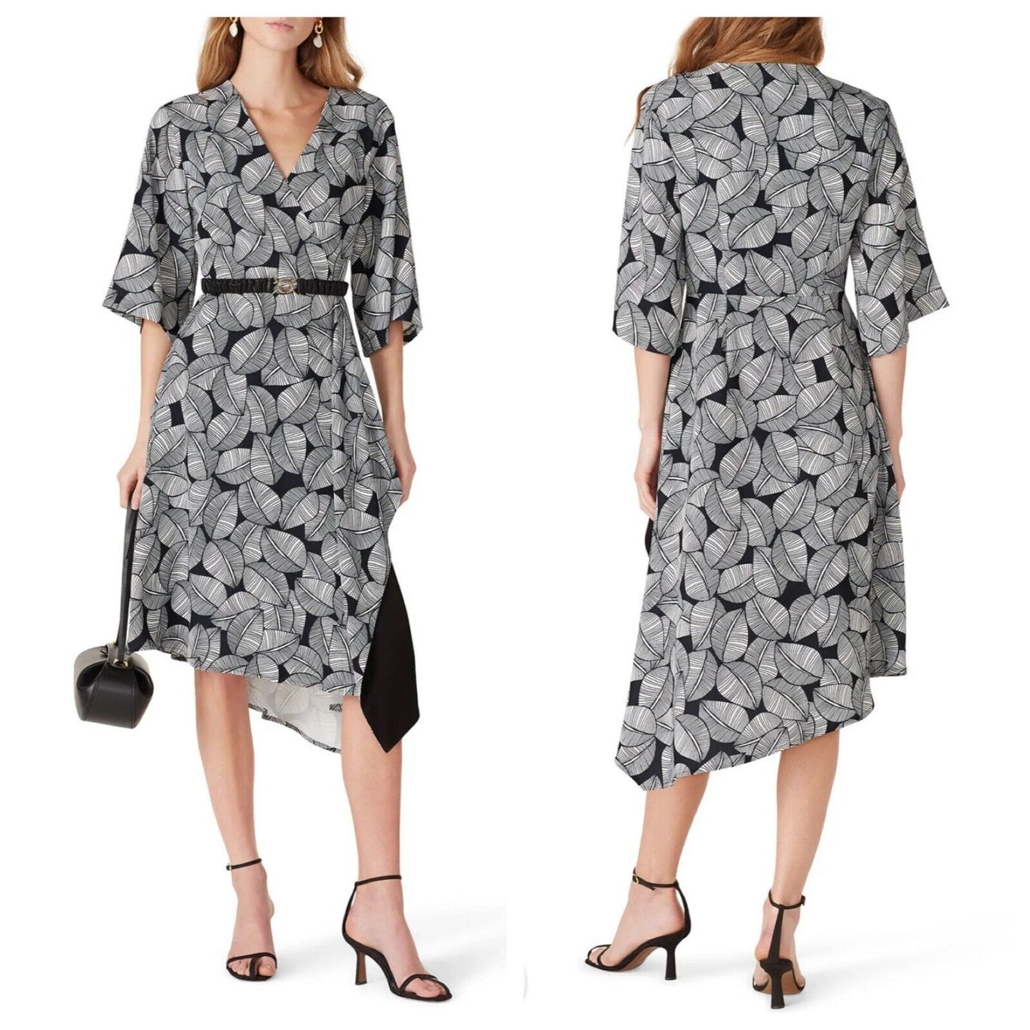 Natori Leaves of Paradise Asymmetrical Dress - 6