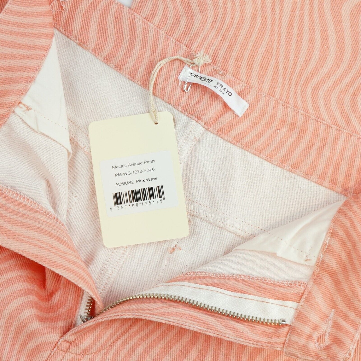 Peppermayo Pink Wave Electric Avenue Straight Leg Pants - 2