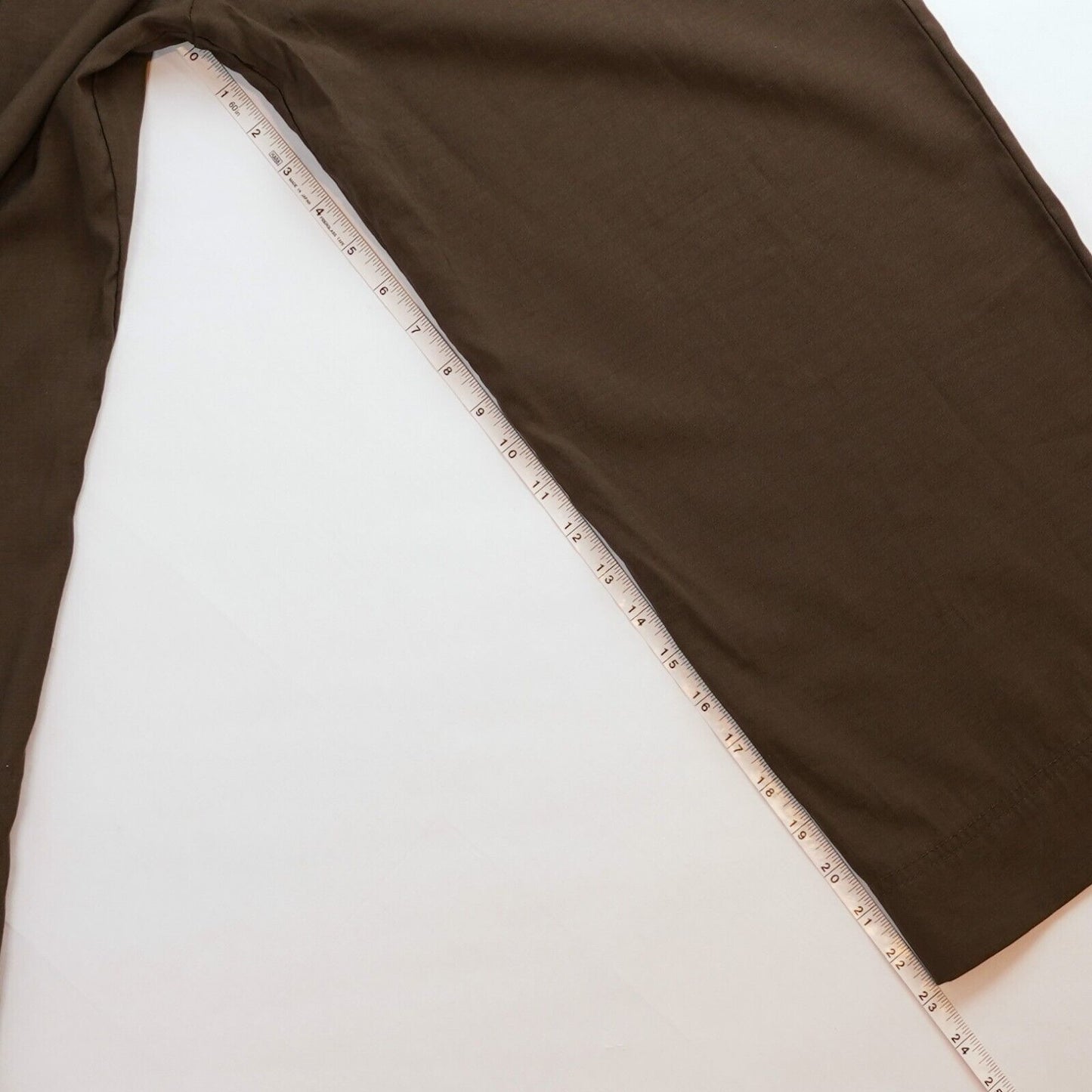 H&M Olive Belted Trouser Slack Dress Pants - 6