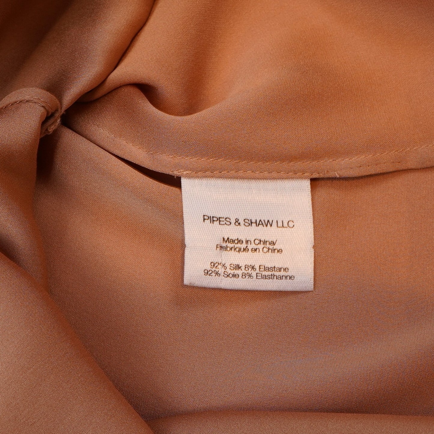 Veronica Beard Sleeveless Silk Blouse Draped Keyhole High Low Peach - 0/XS