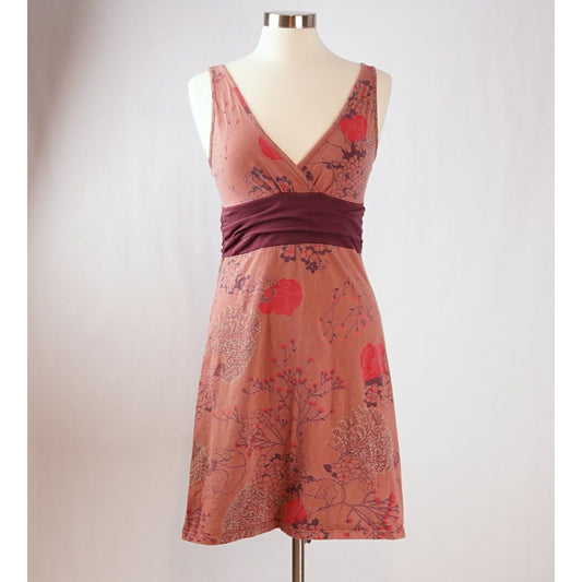 Patagonia Margot Dress Pink Mauve Floral - M