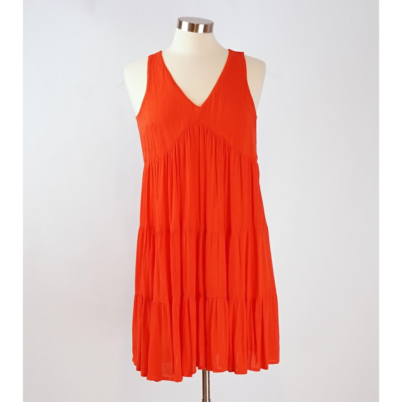 Japna Tiered Orange Sundress - M