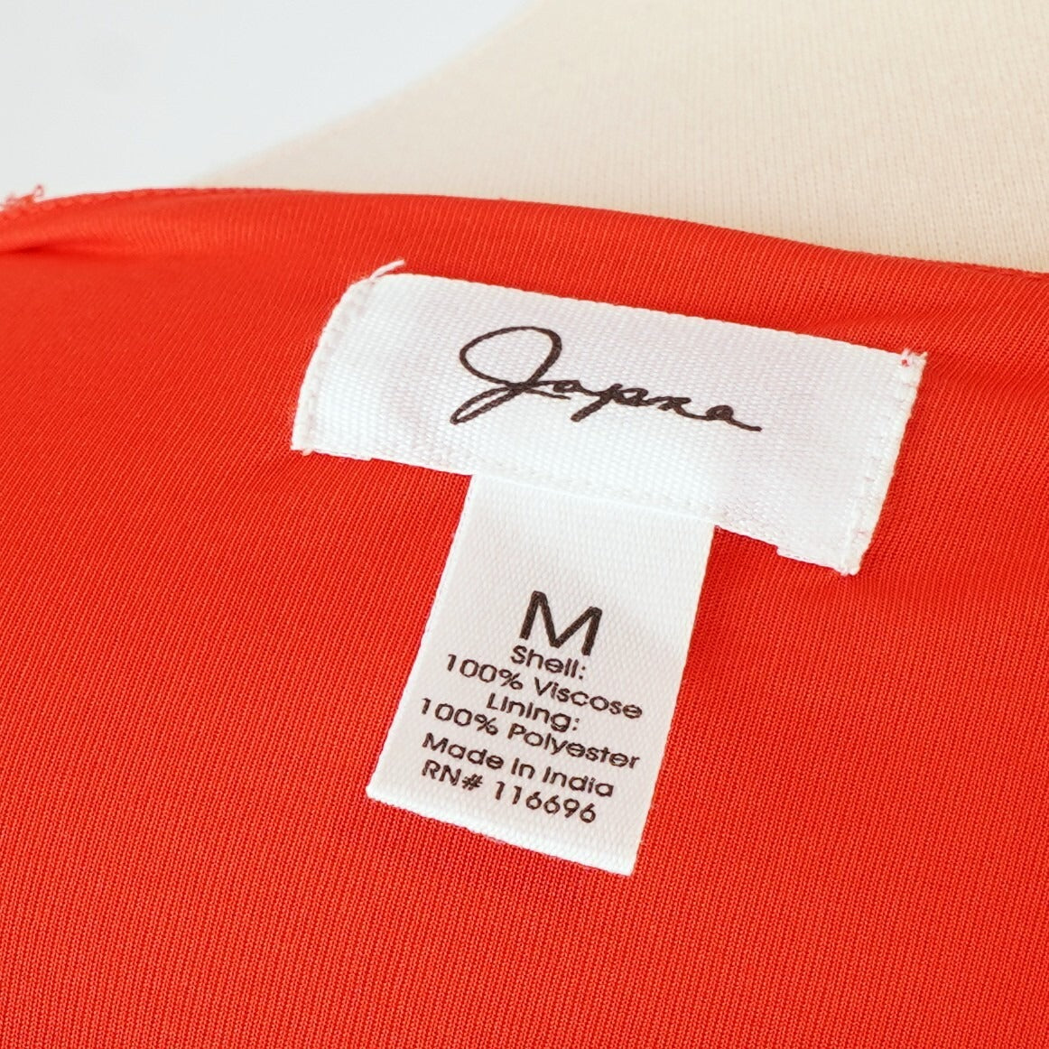 Japna Tiered Orange Sundress - M