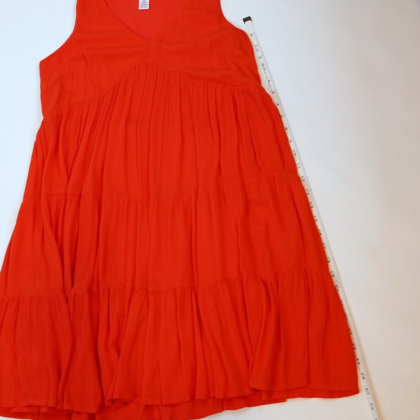 Japna Tiered Orange Sundress - M