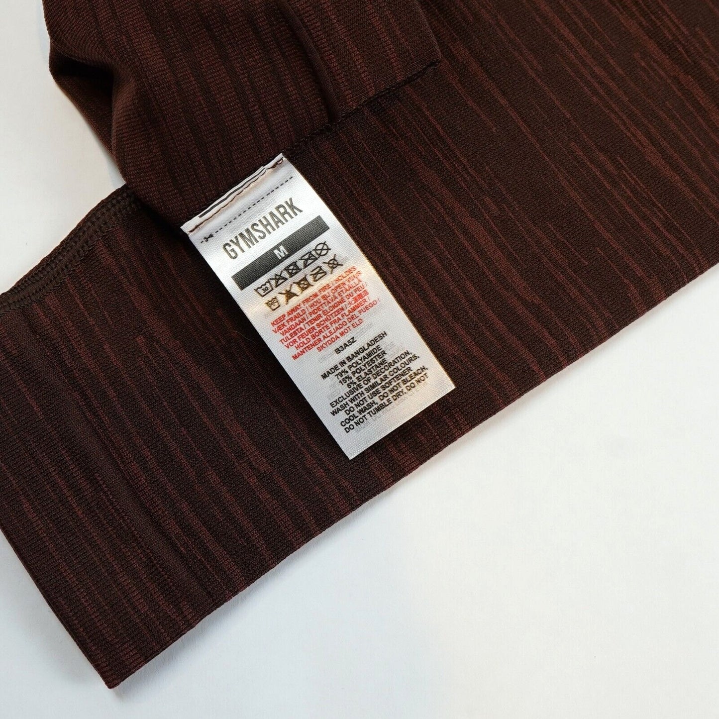 Gymshark Adapt Marl Seamless Leggings Brown - M