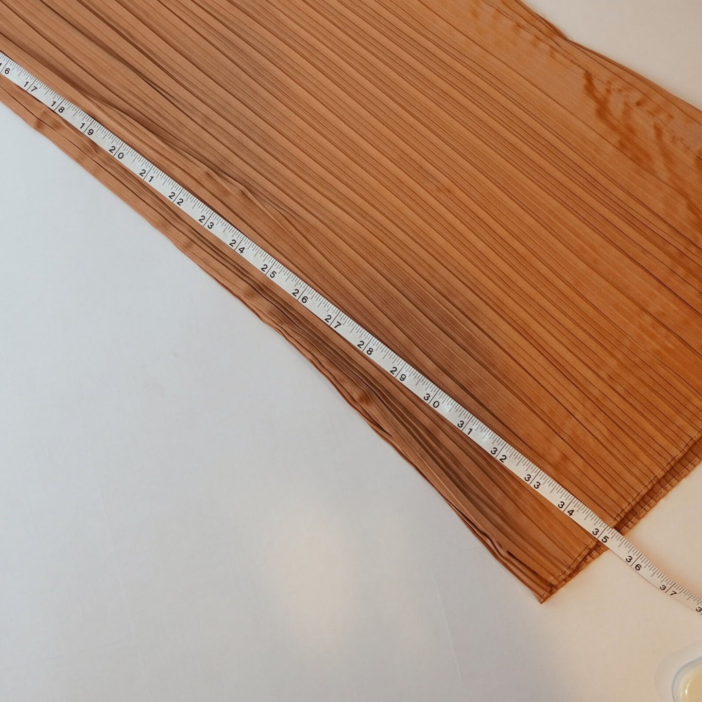 Andrea Iyamah Linea Pleated Peplum Pants Toffee Brown Bronze - XS