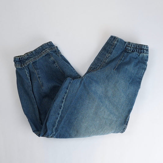 Free People Oslo Pull-On Slouchy Barrel Leg Jeans - S