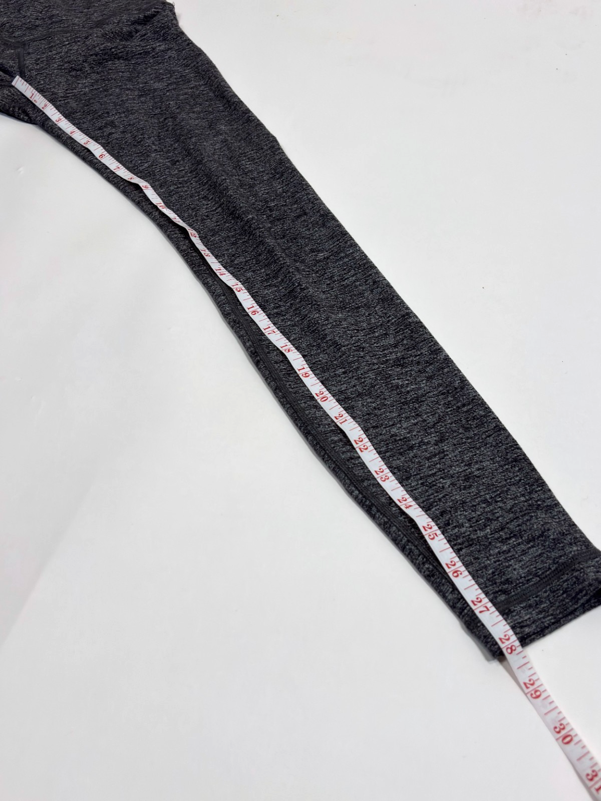Lululemon Wunder Under Hi-Rise Tight *28" Heathered Black Gray Legging - 4