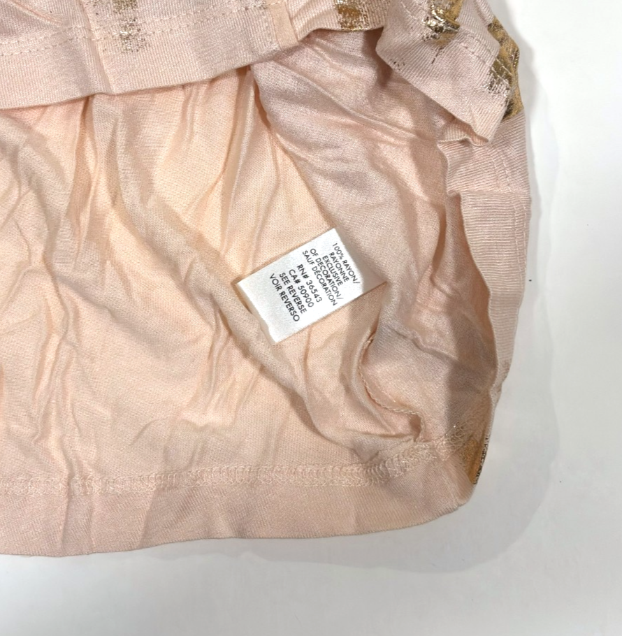 Calvin Klein Set of 2 Shirts Blush Pink Brushed Gold - S